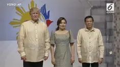 Presiden AS Donald Trump menghadiri KTT Asean di Manila, FIlipina.