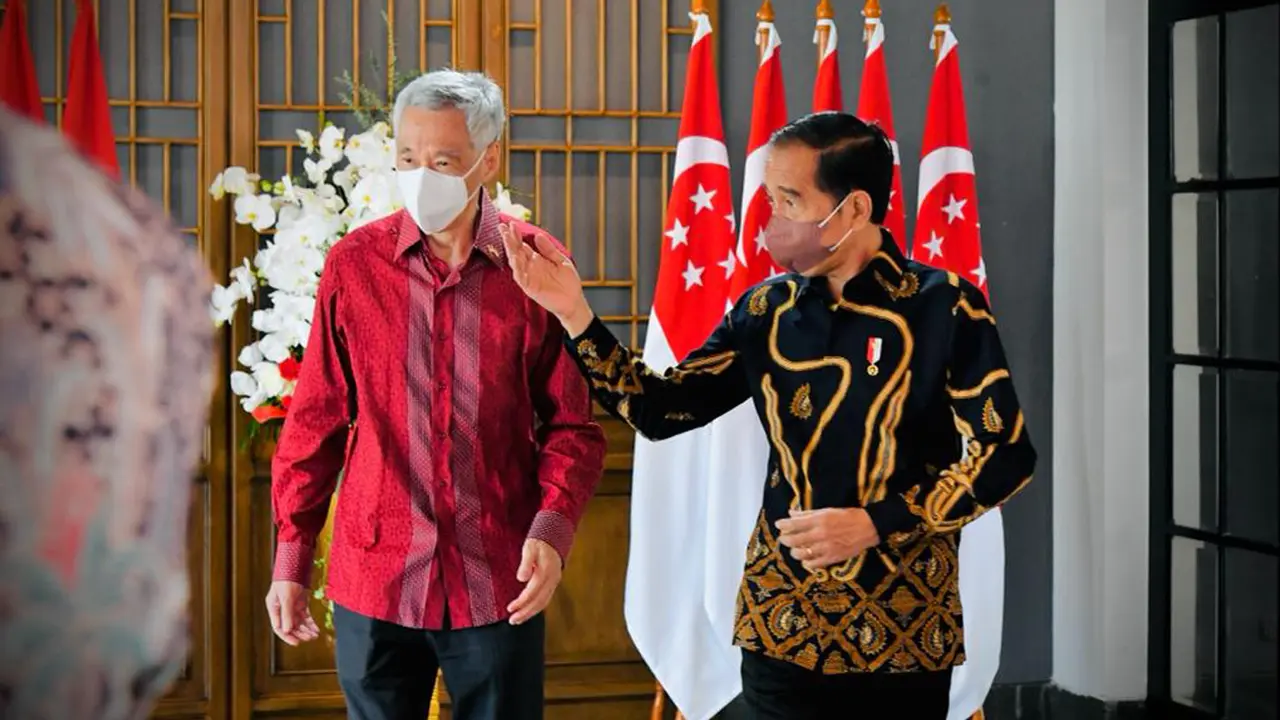 FOTO: Presiden Jokowi Terima PM Lee di Bintan