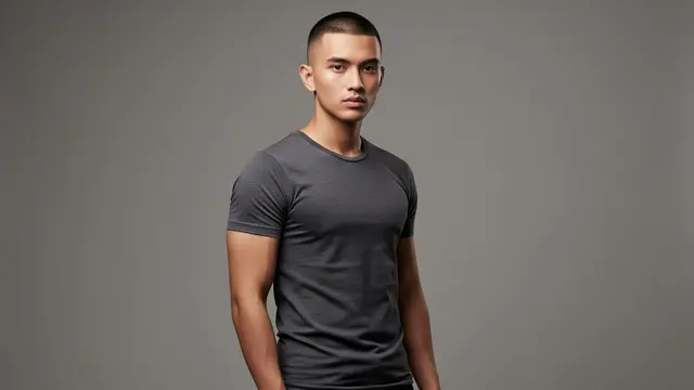 Buzz Cut dengan Fade