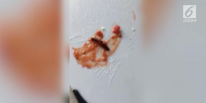 VIDEO: Menjijikan, Ulat Mati di Dalam Kaleng Tomat