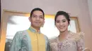 Dude Harlino dan Alyssa Soebandono sering disatukan dalam sinetron ataupun FTV. Hingga akhirnya di bulan Maret 2014, pasangan ini menikah. (Liputan6.com/Rini Suhartini)  