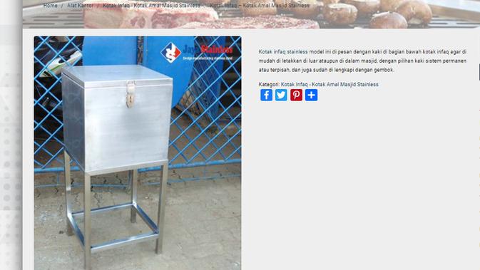 Cek Fakta Liputan6.com menelusuri klaim foto kotak amal untuk pembangunan IKN