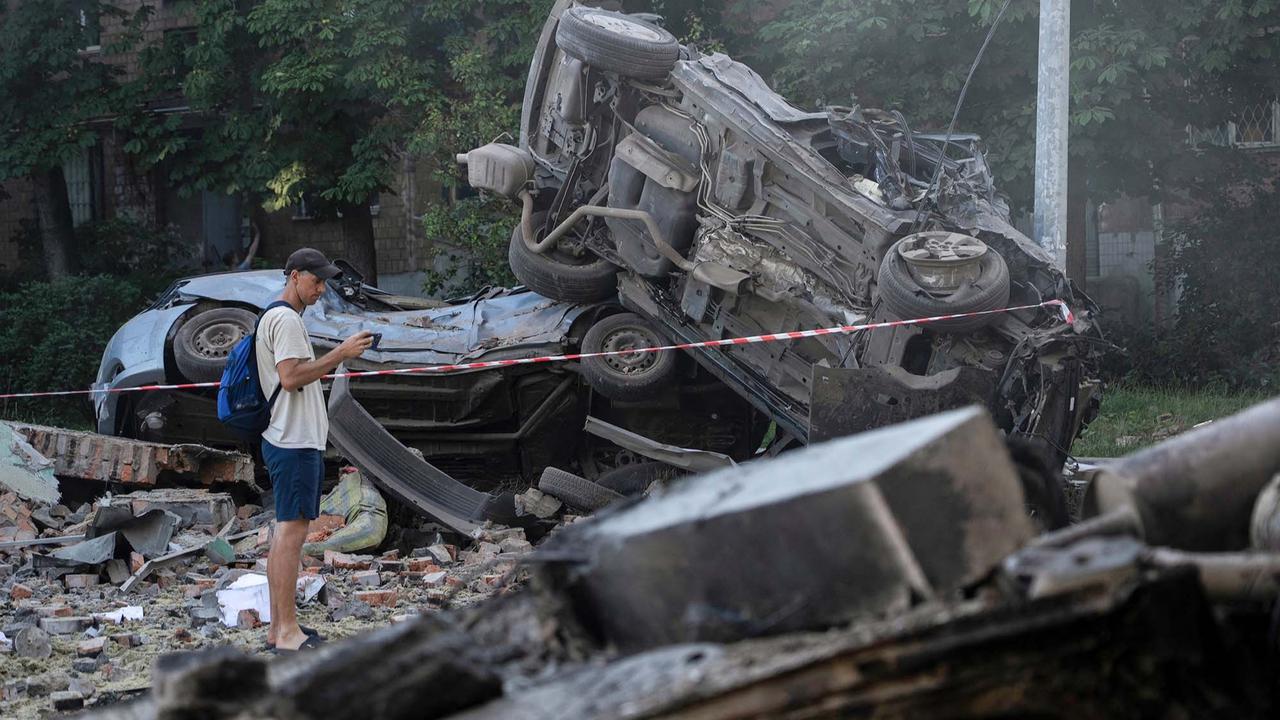 FOTO: Ledakan Mengguncang Kyiv, Rusia Luncurkan Serangan Udara Skala Besar