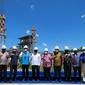 Menteri ESDM Arifin Tasrif meresmikan Pembangkit Listrik Tenaga Gas Uap (PLTGU) 275 MW yang berlokasi di komplek industri Tenayan Raya, Pekanbaru, Riau. (Foto: Medco)