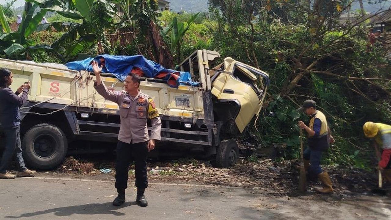 Polres Cianjur Selidiki Penyebab Kecelakaan Truk Maut di Cugenang, Satu Tewas