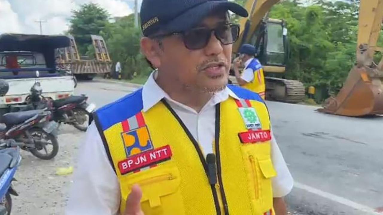 BPJN Targetkan Lima Hari Perbaikan Jembatan Trans Timor yang Ambruk di Kupang