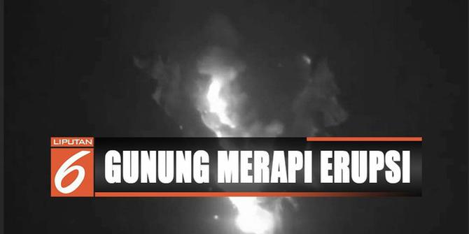 Gunung Merapi Kembali Semburkan Awan Panas