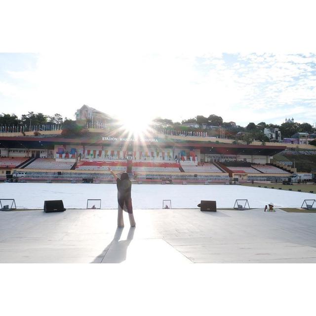 Anggun di Papua (Foto: Instagram/@anggun_cipta)