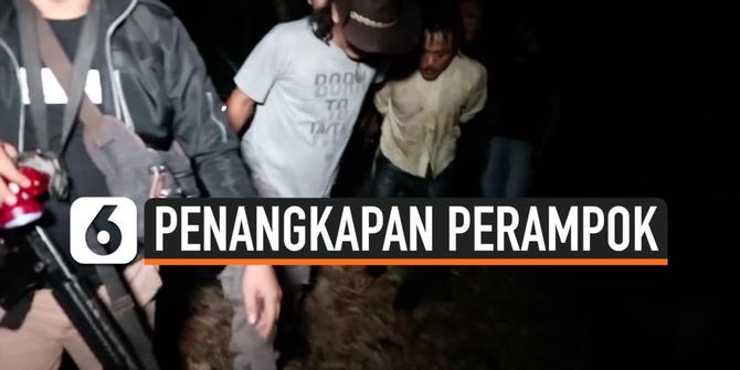 VIDEO: Detik-detik Penangkapan Perampok Sadis di Mesuji Lampung