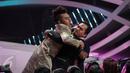 Syaiful Jamil dan Nassar di acara Indonesia Dangdut Awards (IDA) 2015, Jakarta, Rabu (28/10/2015). Perhelatan IDA 2015 menggambarkan dangdut telah menjadi bagian tidak terpisahkan dari masyarakat Indonesia. (Liputan6.com/Faizal Fanani)