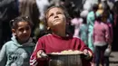 Badan amal internasional yang bekerja di Gaza telah memperingatkan bahwa 2,4 juta penduduk Gaza tidak dapat menanggung bencana kelaparan. (Eyad BABA/AFP)