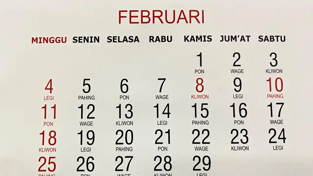 Kalender tahun kabisat yang Tahun tepat pada hari ini, Kamis (29/2/2024). Kabisat terakhir kita lewati pada 2020 saat pandemi Covid-19 tengah melanda seluruh dunia.