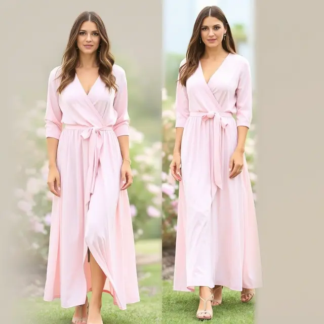 maxi dress (ilustrasi by qwen.ai)