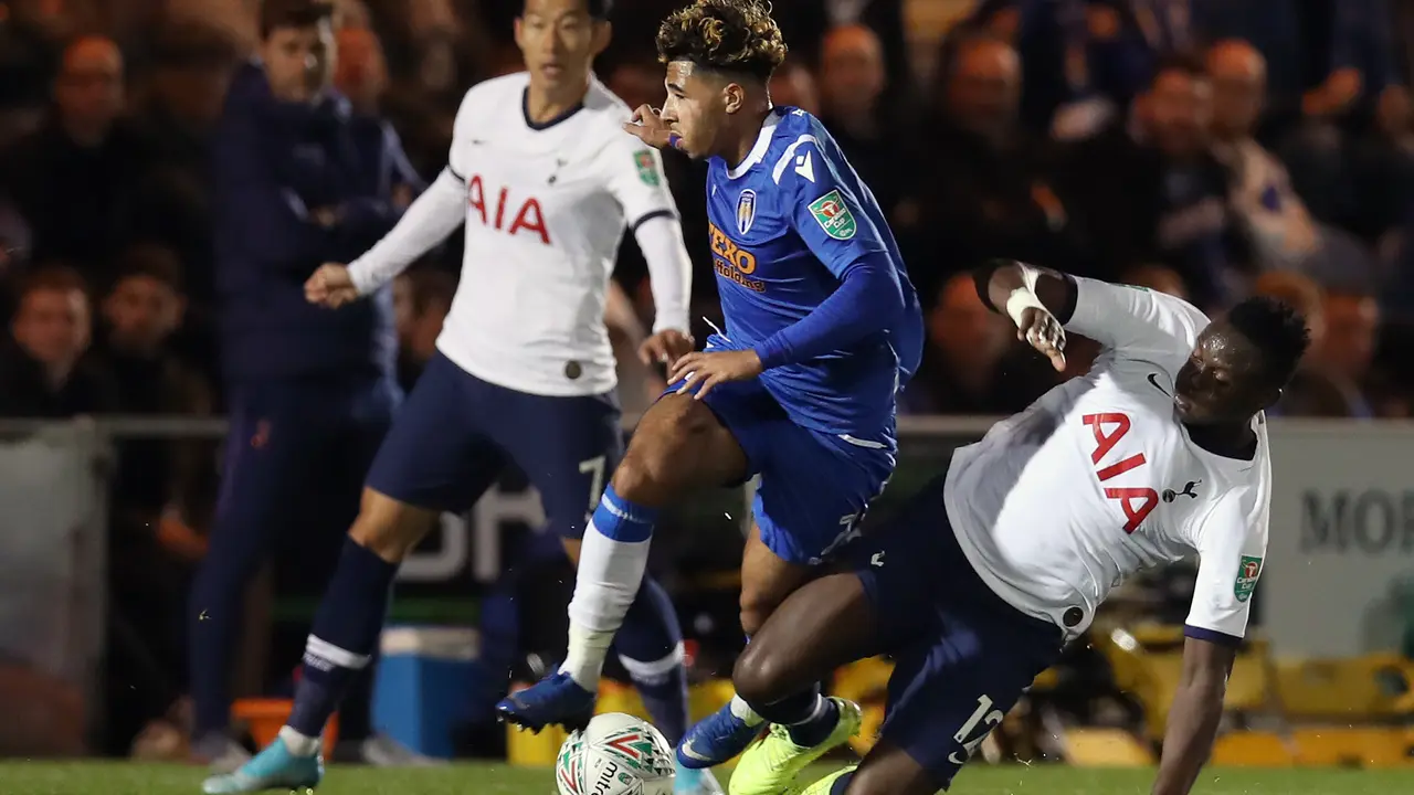 Tottenham Hotspur saat bertemu Colchester di Piala Liga Inggris 2019/2020