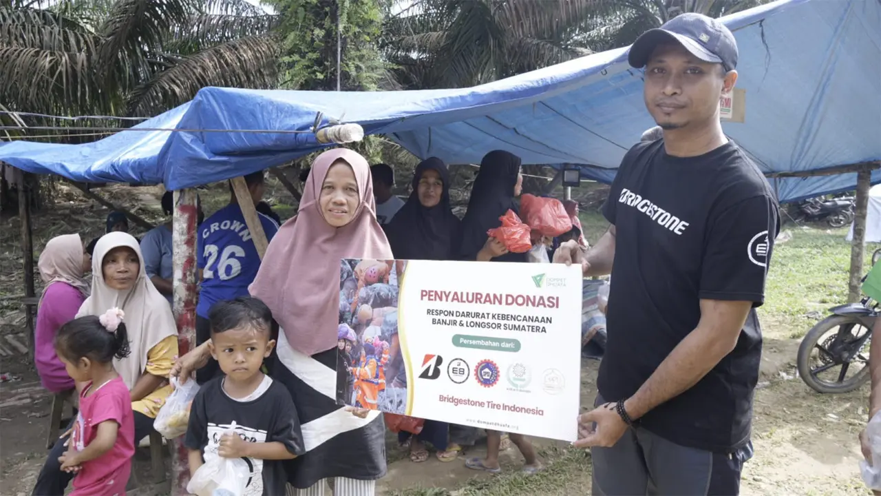 Bridgestone Indonesia Bantu Pemulihan Bencana Sumatera (ist)