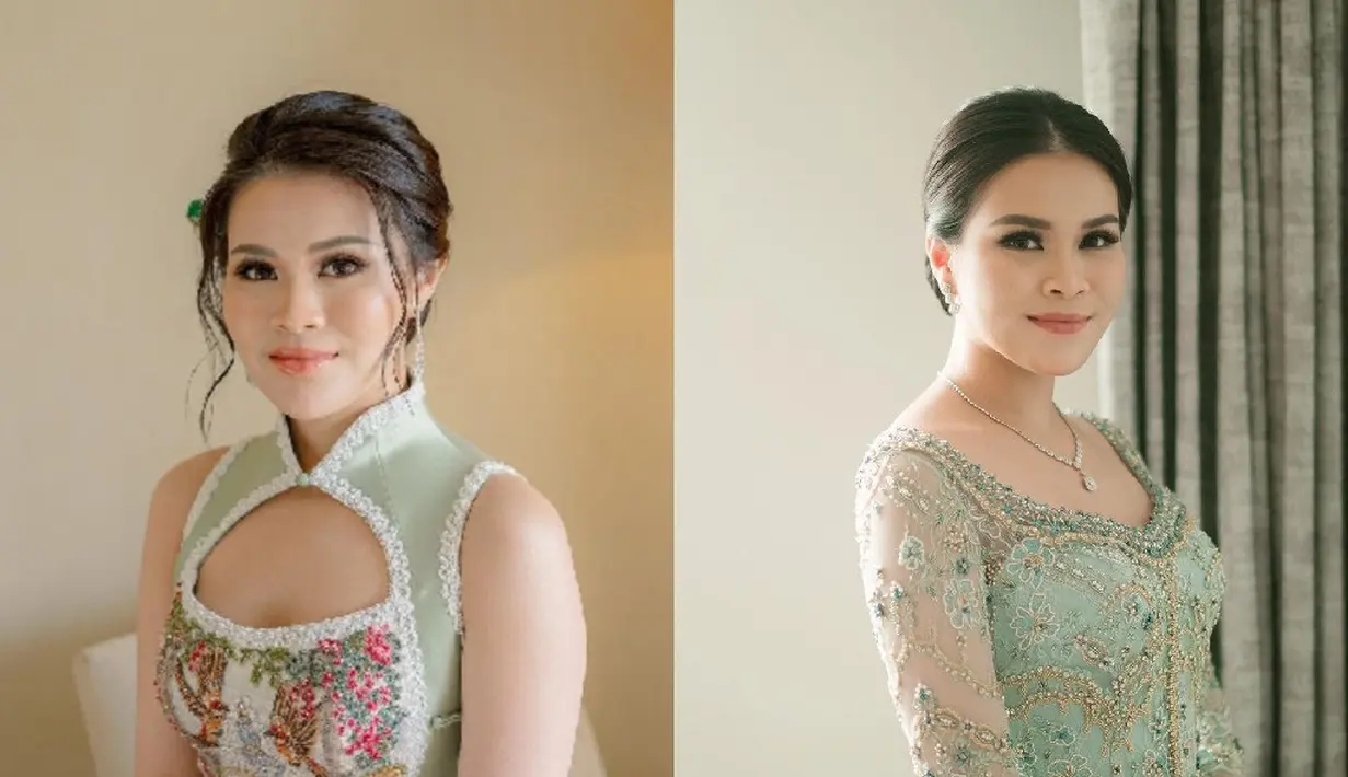 Chen Giovani dan putra Hotman Paris, Fritz Hutapea melangsungkan pertunangan dalam adat berbeda. Yakni dengan adat China dan adat Batak yang membuat Chen Giovani kenakan dua outfit berbeda. Seperti apa pesonanya? [@chengiovanis]