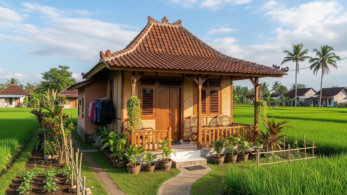 10 Model Rumah Desa Sederhana Tapi Tampak Modern kekinian, Cocok Buat Slow Living
