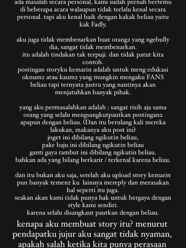 Tissa Biani mengaku risih disangkutpautkan