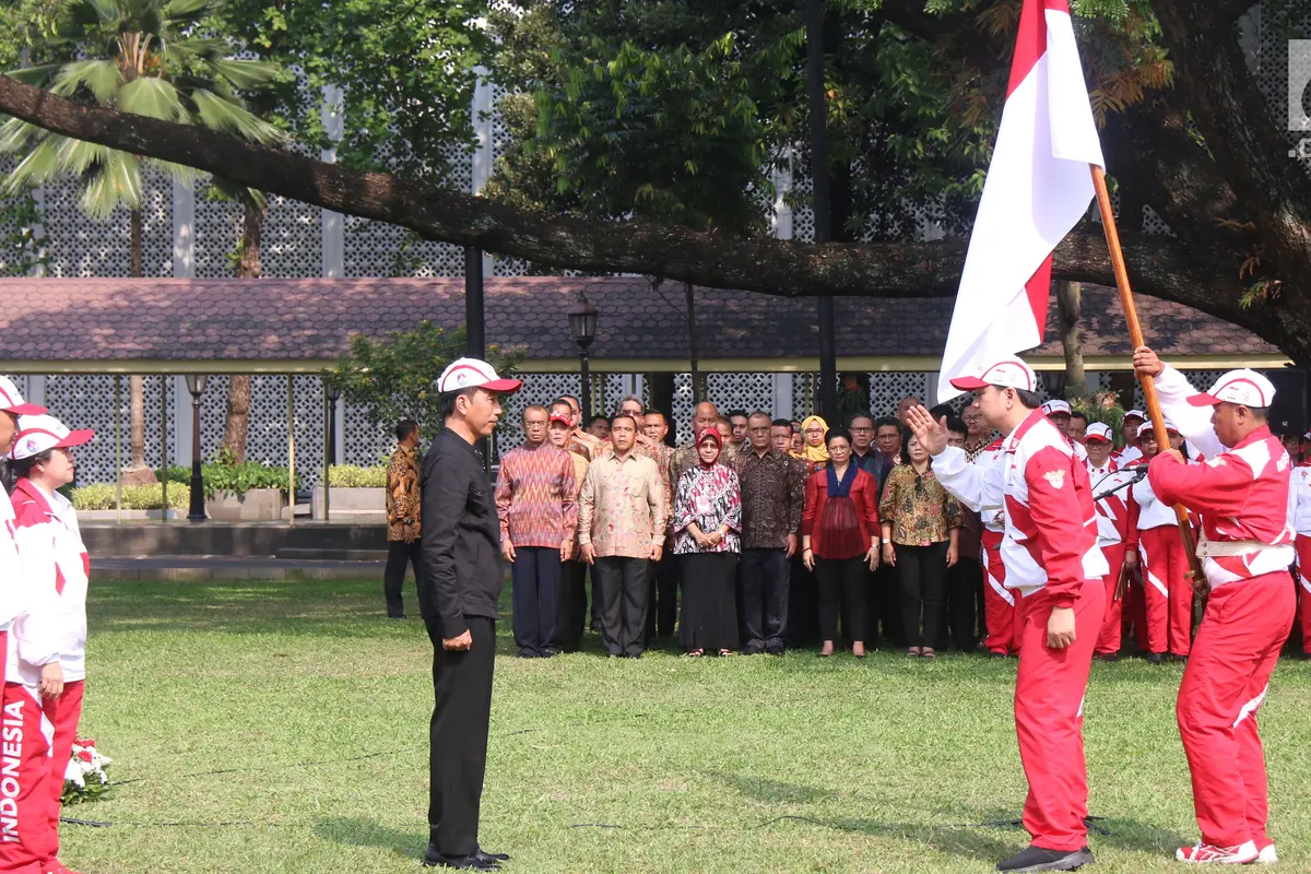 Presiden Jokowi Lepas Kontingen Indonesia ke SEA Games 2017