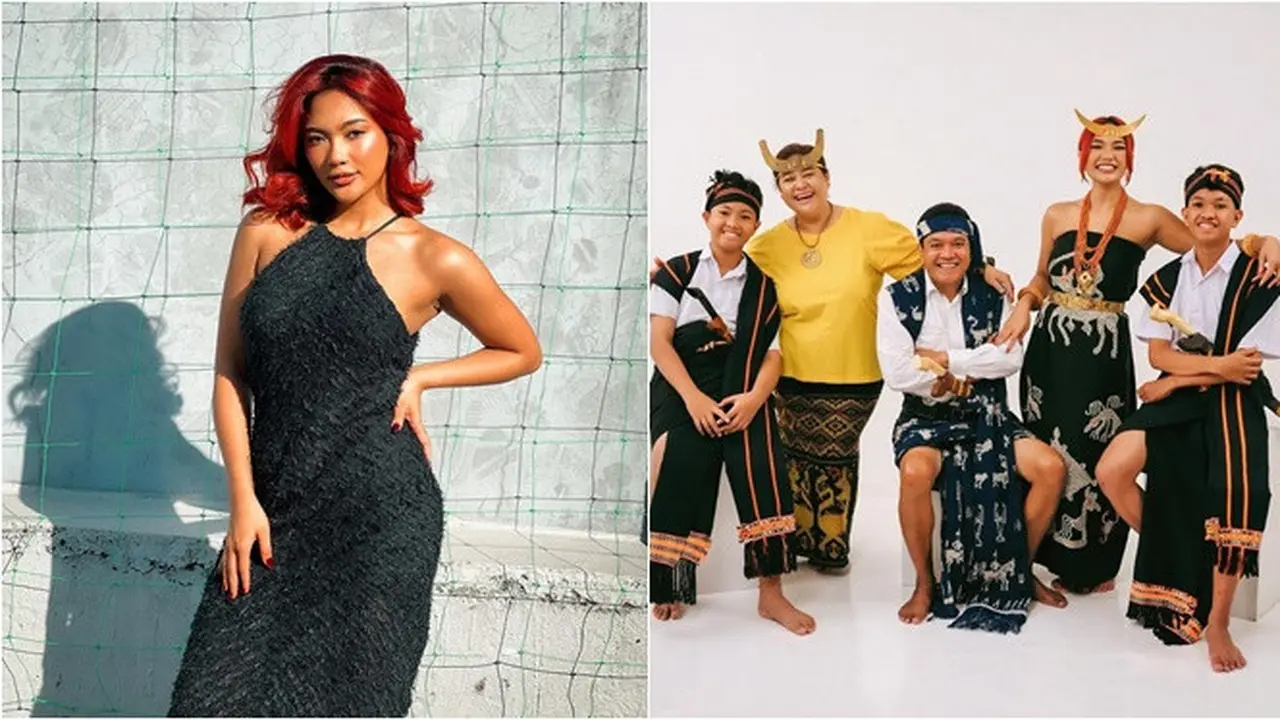Rayakan Natal di Kupang, Ini 6 Pemotretan Marion Jola Bareng Keluarga