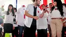 Langkah para pedangdut ini akan mensosialisasikan Prabowo-Hatta dari panggung ke panggung. (Liputan6.com/Johan Tallo)