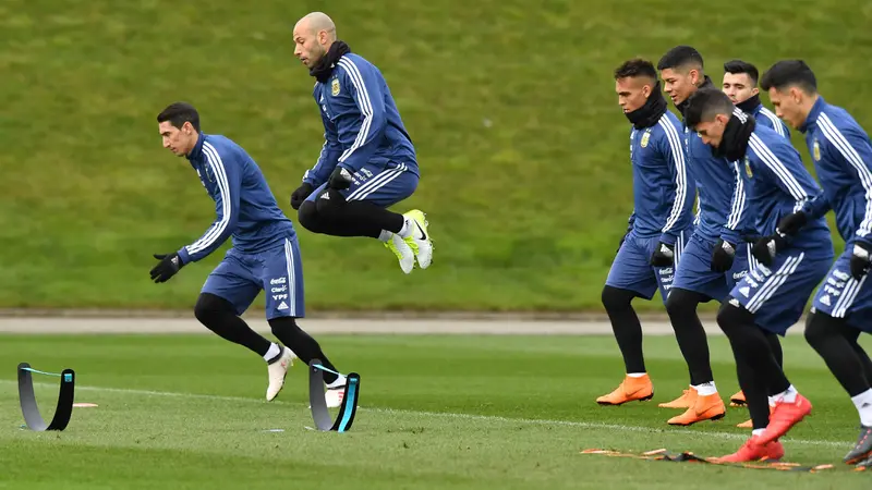 Lionel Messi, Latihan Timnas Argentina