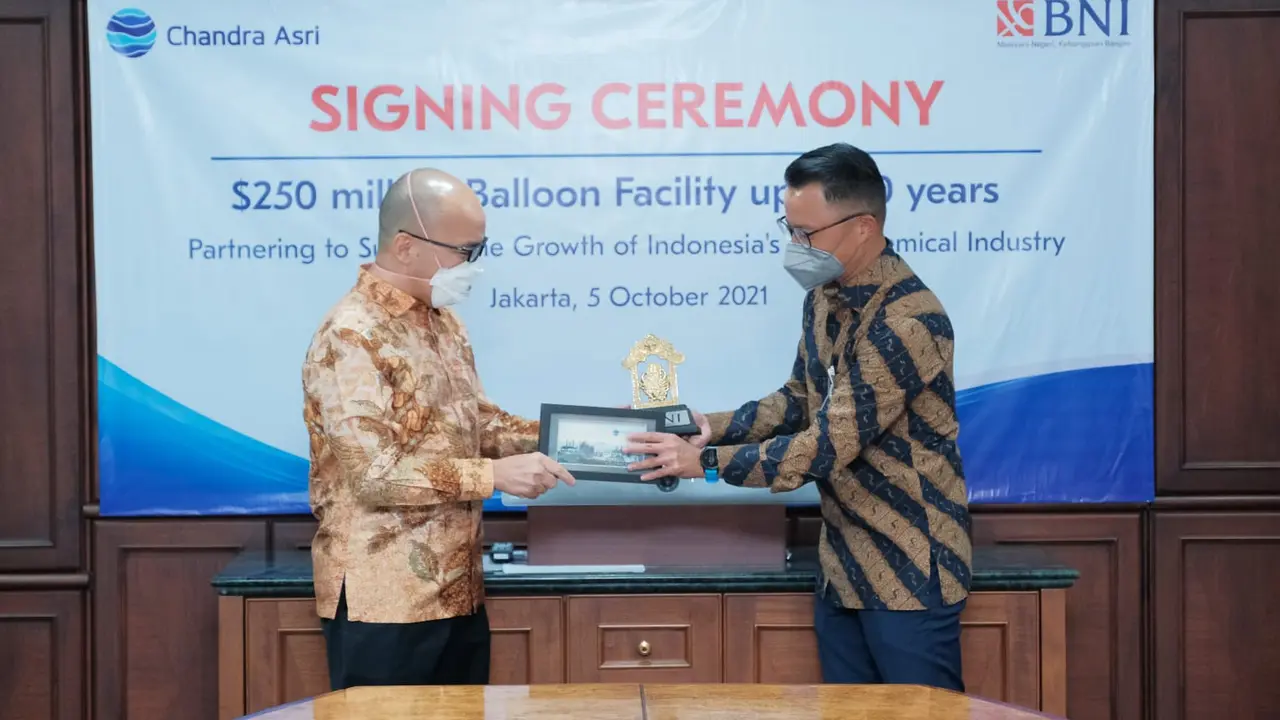 Chandra Asri Raih Fasilitas Balloon Payment USD 250 Juta dari BNI dengan Tenor hingga 10 tahun untuk Ekspansi dan Pertumbuhan Bisnis