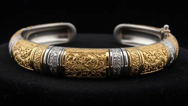 11 Gelang Emas Motif Ukiran Klasik untuk Acara Resmi, Tampil Mewah dan Berkelas