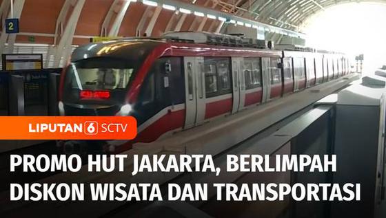 VIDEO: Promo HUT Jakarta, Ada Diskon Tempat Wisata hingga Transportasi Publik