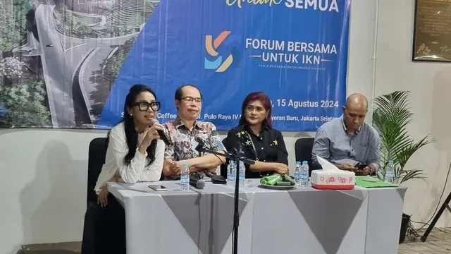 Konferensi pers Forum Bersama untuk IKN (ForsaIKN) di Jakarta, Kamis,15 Agustus (ist)