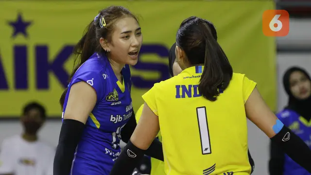 Foto: Senyum Manis Yolla Yuliana Bikin Gak Fokus Penonton Proliga 2022