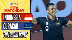 Berita video highlights pertandingan timnas Indonesia vs Curacao di FIFA Matchday, Sabtu (24/9/22).