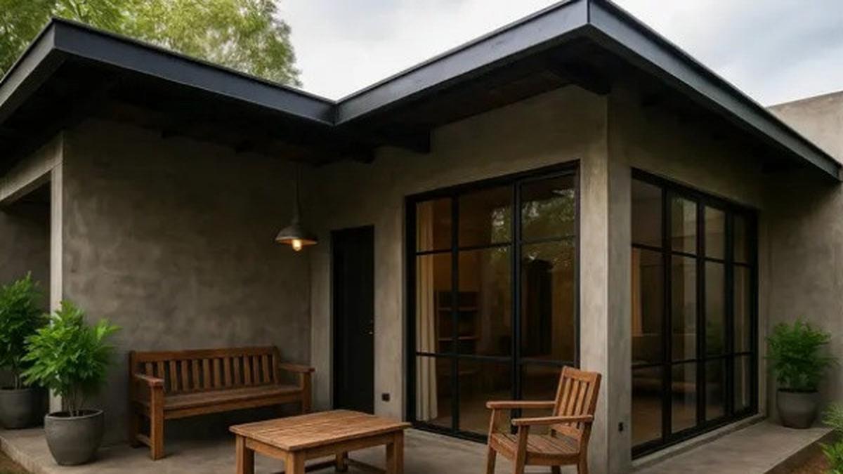 8 Gambar Rumah 7x12 Leter L Minimalis, Hunian di Lahan Terbatas Jadi Terasa Luas