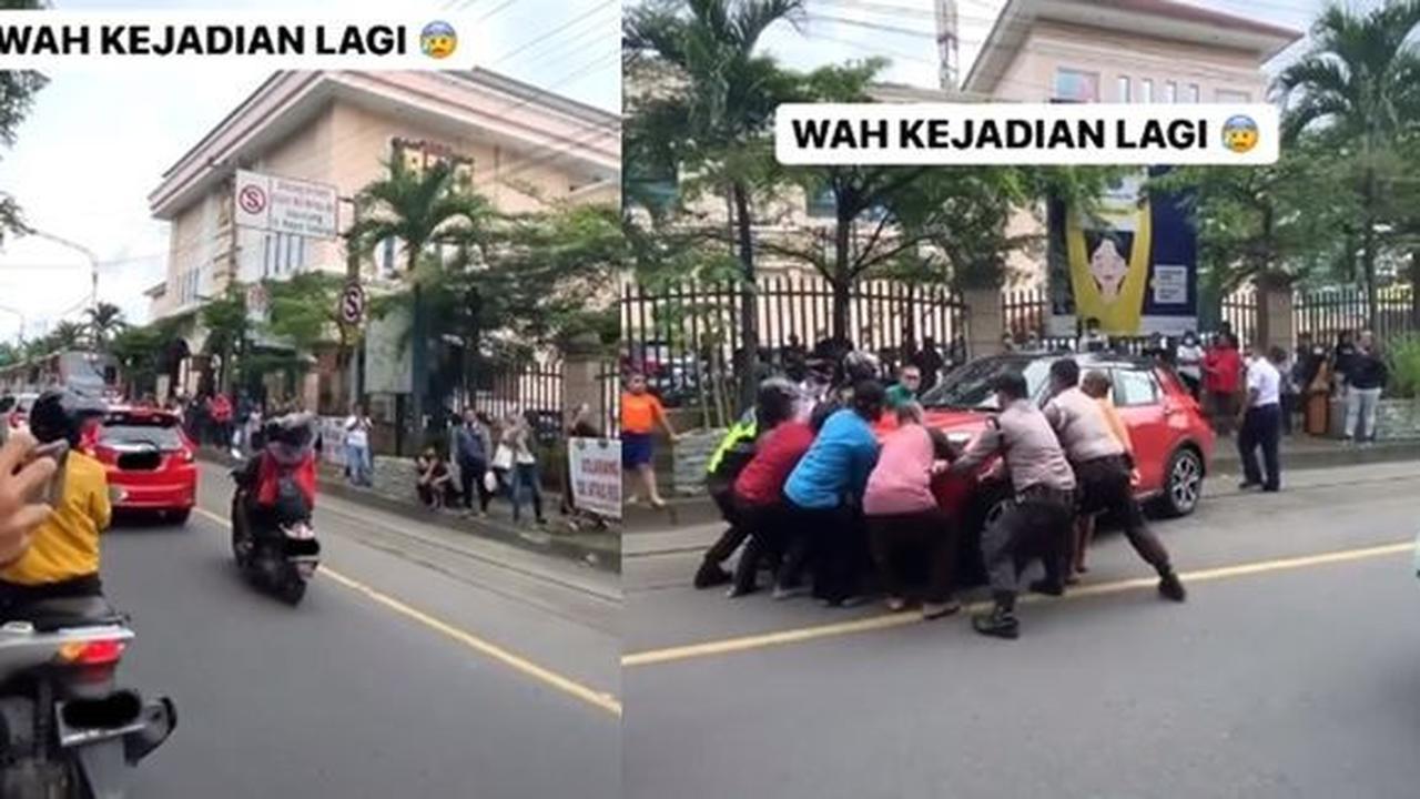 Daihatsu Rocky parkir sembarangan (TikTok/@visitsurakarta_ig)