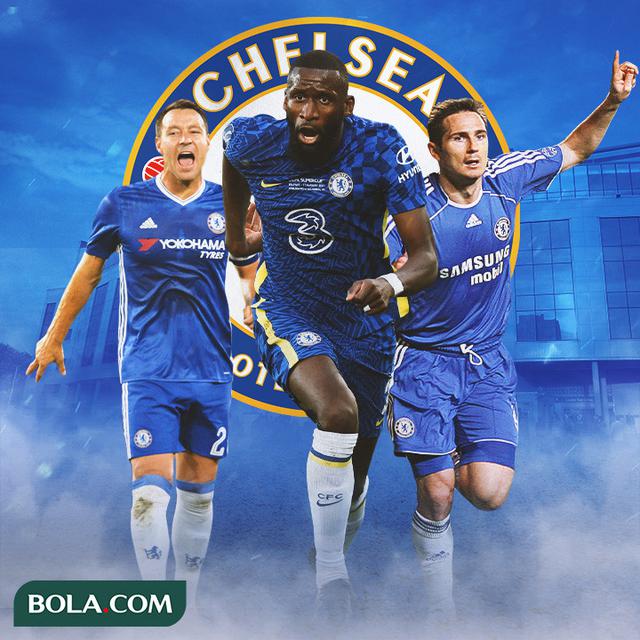 Chelsea - John Terrry, Antonio Rudiger, Frank Lampard