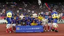 Yokohama Marinos yang hanya kalah selisih gol dari Vissel Kobe hingga harus puas menempati posisi kedua klasemen, akan menjamu tamunya Gamba Osaka yang menghuni peringkat ke-12 di Nissan Stadium, Sabtu (12/8/2023). (J.LEAGUE)
