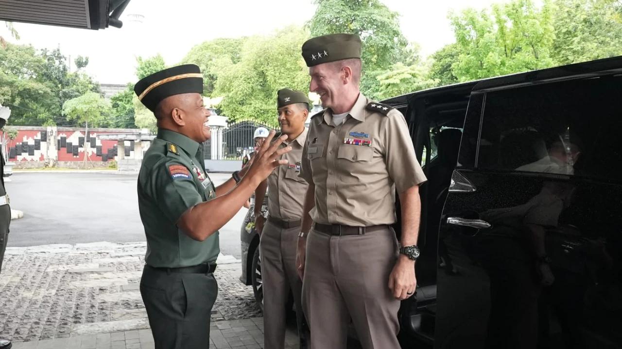 Momen Wakasad Sambut Wakil Danjen USARPAC, Kerja Sama Militer Makin Solid