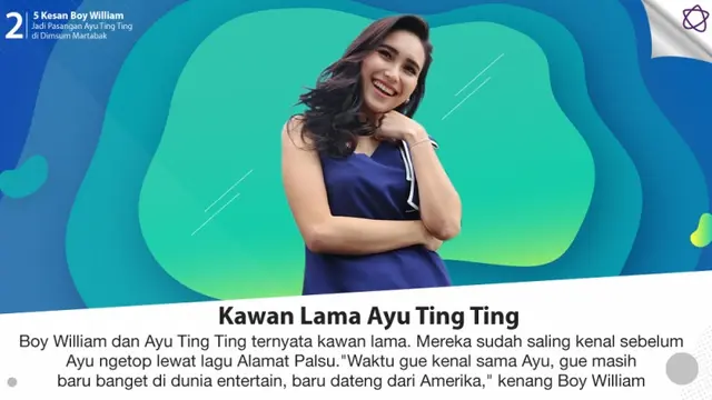 [Bintang] 5 Kesan Boy William Jadi Pasangan Ayu Ting Ting di Dimsum Martabak