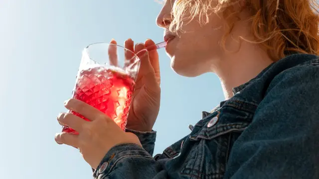 Drinking Soda