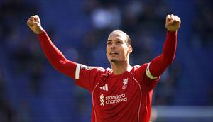 Liverpool berhasil memetik kemenangan dalam laga bertajuk Derby Merseyside melawan Everton di Liga Inggris pada Minggu (19/04/2026) waktu setempat.  (AP Photo/Ian Hodgson)