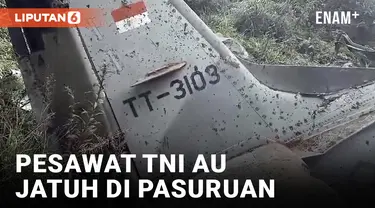TNI Benarkan Pesawat Jatuh di Pasuruan