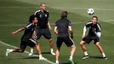 Mengintip latihan Real Madrid jelang melawan Juventus