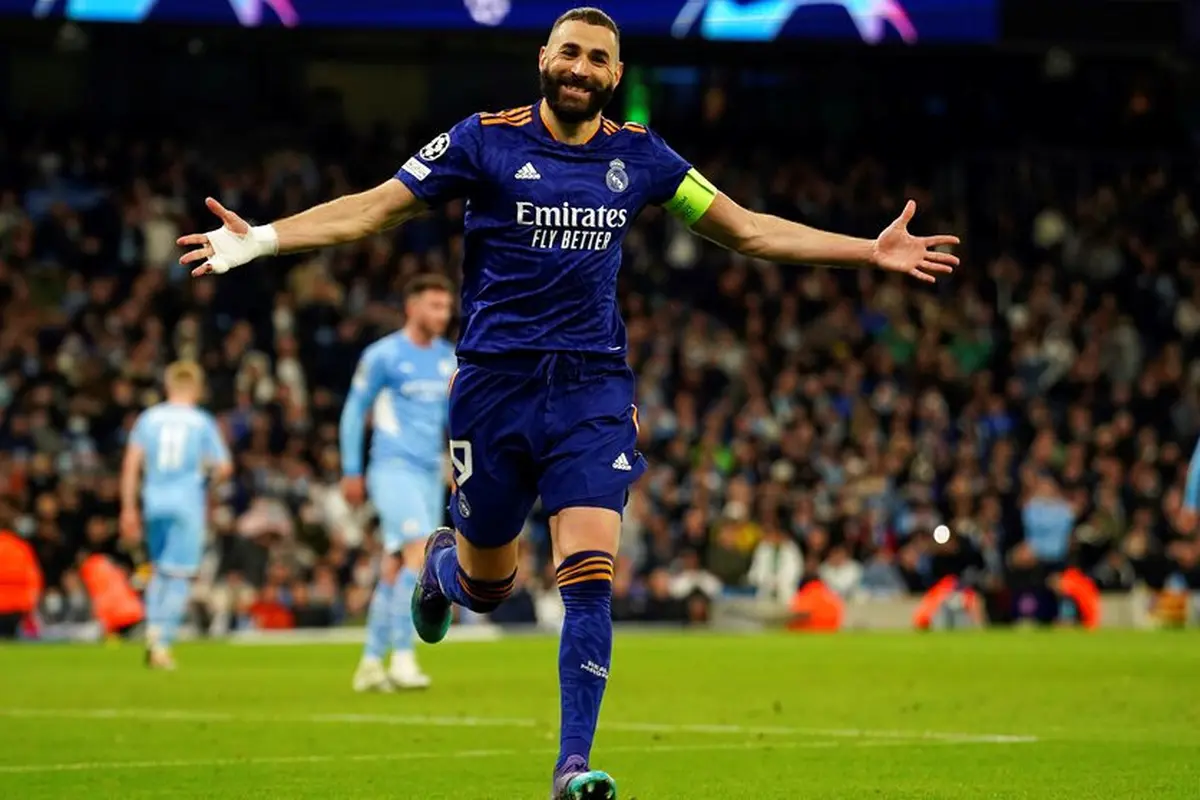 Striker Real Madrid, Karim Benzema.