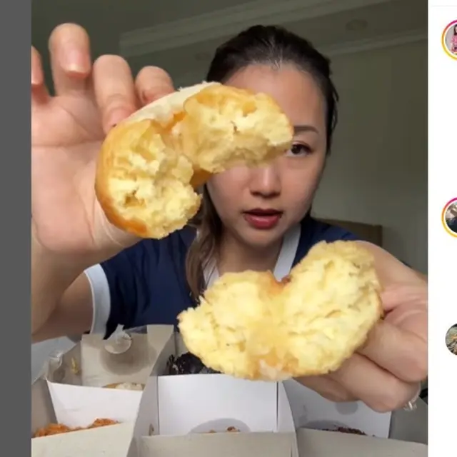 Viral Food Vlogger Review Donat Pinkan Mambo Seharga Rp200 Ribu, Kemasan dan Teksturnya Jadi Sorotan. (dok.Instagram @nanakoot_/https://www.instagram.com/p/DMAayz9S1X8/)