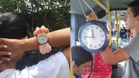 Modifikasi jam tangan (Sumber: Instagram/galihjohar)