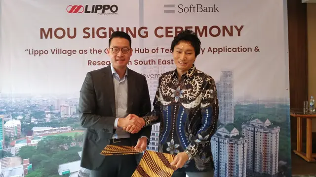 PT Lippo Karawaci Tbk umumkan kerjasama dengan perusahaan pendanaan asal Jepang, SoftBank Corp.