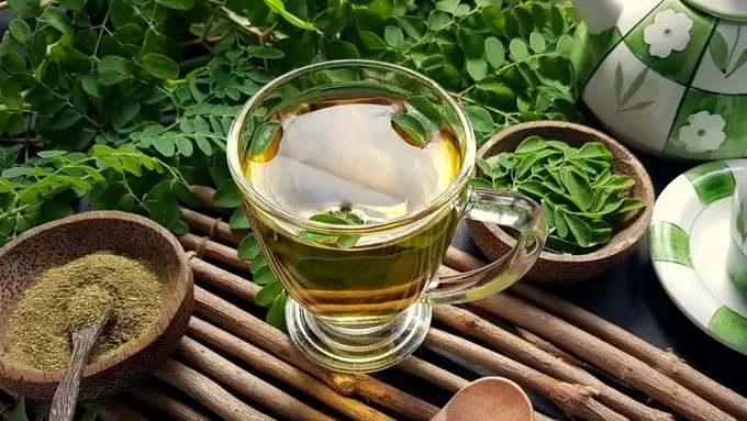 ilustrasi seduhan daun kelor/Dolly MJ/Shutterstock