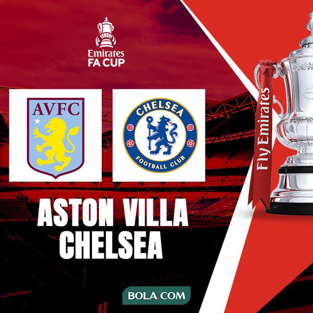 Piala FA - Aston Villa Vs Chelsea