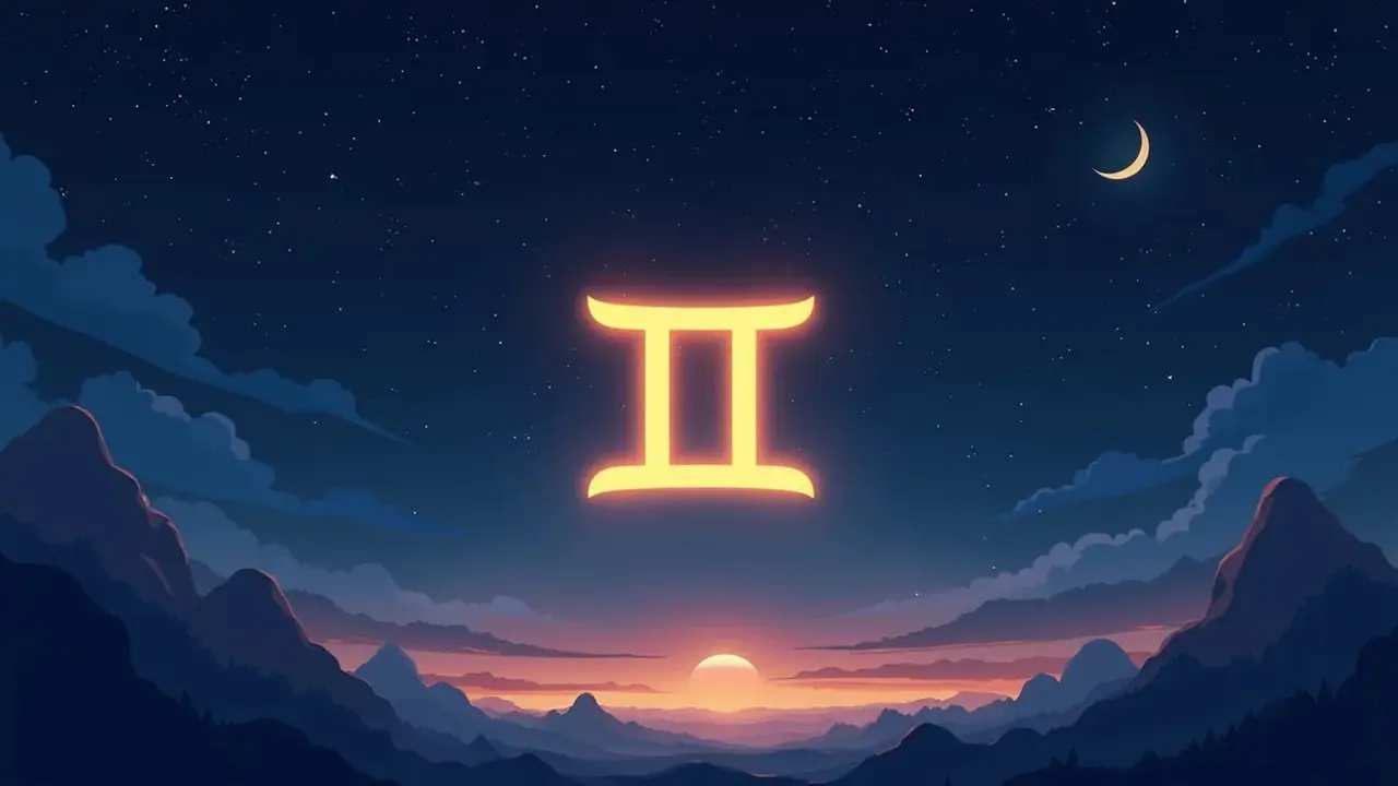 logo zodiak gemini (sumber: AI generated)