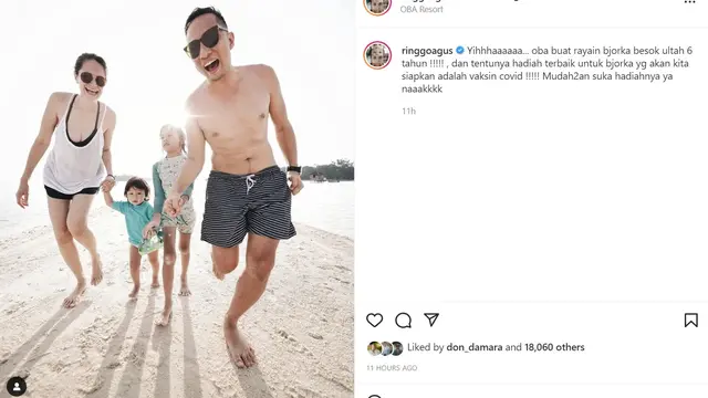Ringgo Agus Rahman (Foto: Instagram/@ringgoagus)